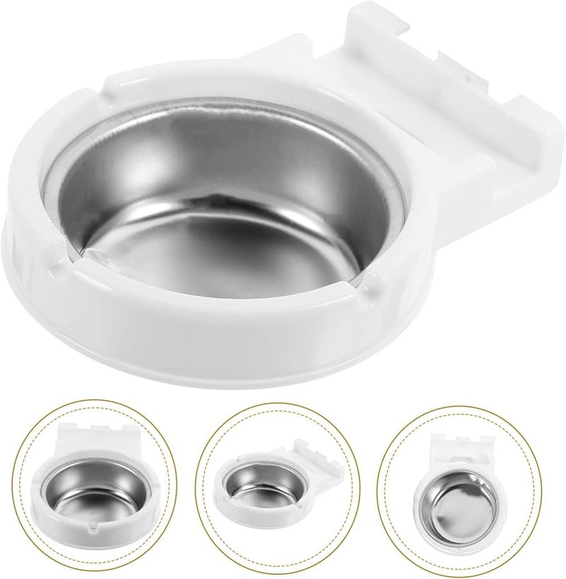 حامل منفضة سجائر من الفولاذ المقاوم للصدأ مثبت على الحائط للاستخدام الداخلي والخارجي - Image 4